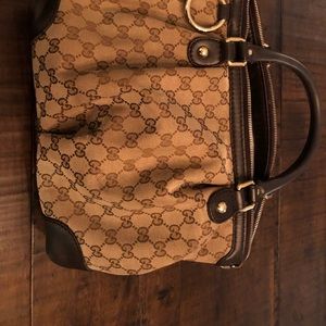 Gucci Monogram Canvas Bag